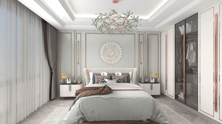 Interior wall painting